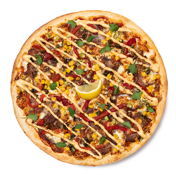 Peri Peri Beef Brisket Signature Pizzas